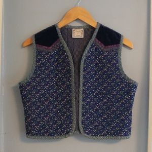 Vintage Gunne Sax Calico Prairie Vest